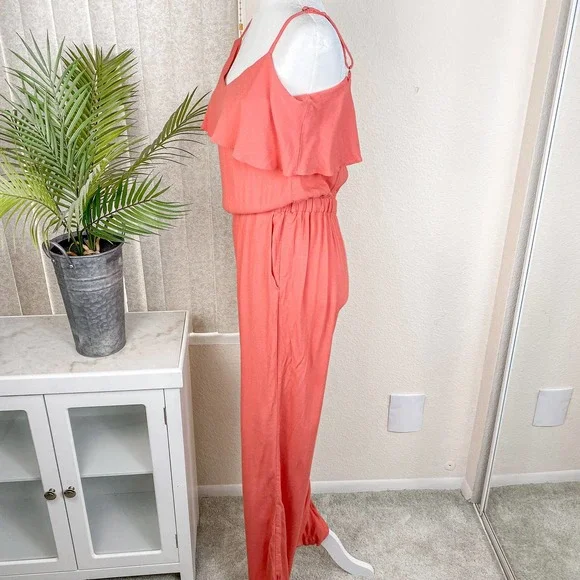 Ella Moss Stella Jumpsuit in Tulip Size Small - Picture 7 of 12